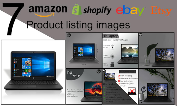 Gig Preview - Design product images amazon pictures shopify ebay esty listing images design