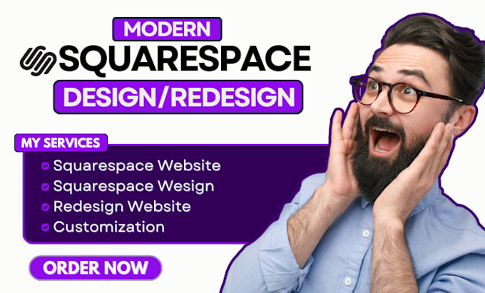 Gig Preview - Build beautiful squarespace website, squarespace design, squarespace website