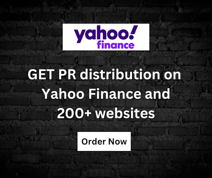 Gig Preview - Publish your brand story on yahoo finance 200 plus websites