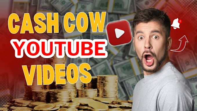 Gig Preview - Create automated cash cow youtube channel cash cow video editing