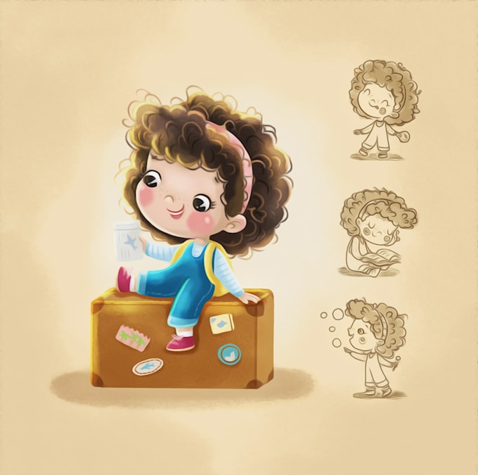 Gig Preview - Illustrate children story book illustration children story book illustration