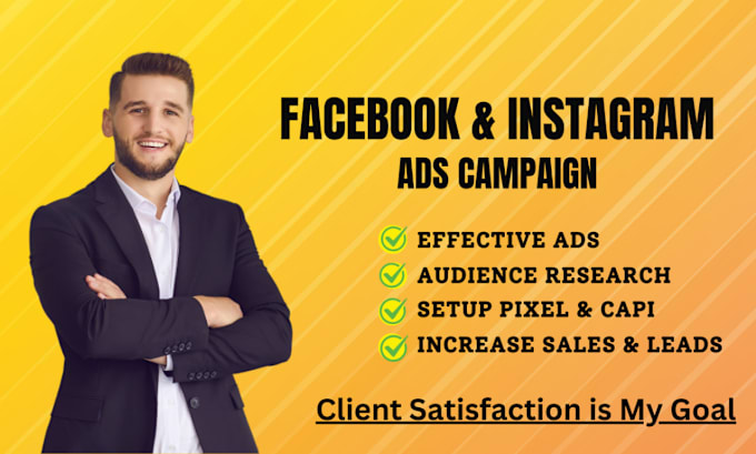 Bestseller - setup high converting facebook ads campaign for sales and leads