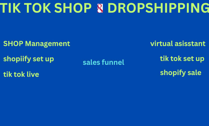 Bestseller - do tik tok shop, drop shipping, website management store asisstant