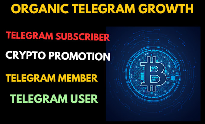 Gig Preview - Crypto telegram promotion telegram subscriber telegram user telegram marketing