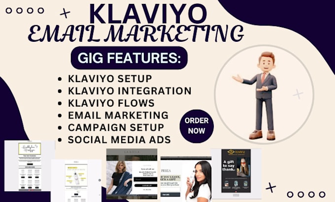 Gig Preview - Setup klaviyo campaign, integrate klaviyo email marketing