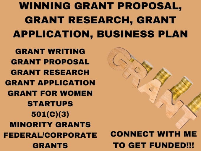 Gig Preview - Do grant proposal writing grant research grant proposal business plan nonprofit