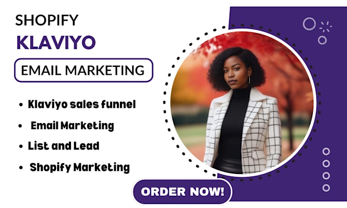 Gig Preview - Do klaviyo email marketing flows, klaviyo sales funnel