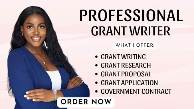 Gig Preview - Do grant writing grant proposal writing grant research grant application 501c3