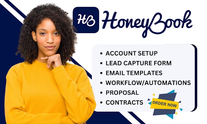 Gig Preview - Do honeybook setup workflow automation