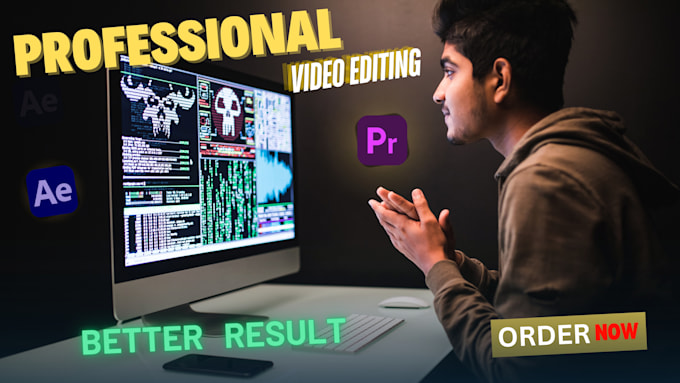 Gig Preview - Edit any video using premiere pro and ai image provider