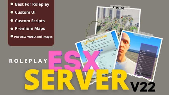 Gig Preview - Create a fivem roleplay qbus server with premium scripts