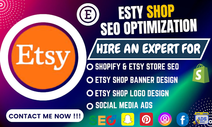 Gig Preview - Optimize etsy seo listing to rank and boost etsy sale, etsy shop setup