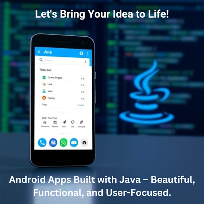 Gig Preview - Make android apps using java