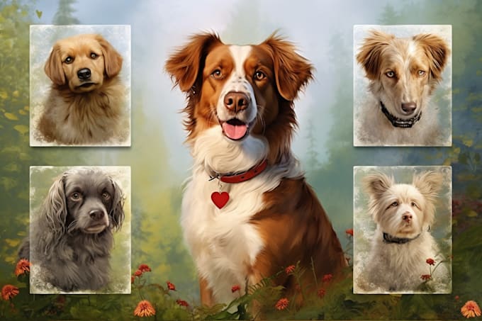 Gig Preview - Draw your cat, dog or any pet into disney cartoon portrait