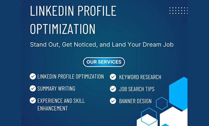 Gig Preview - Professionally optimize your linkedin profile