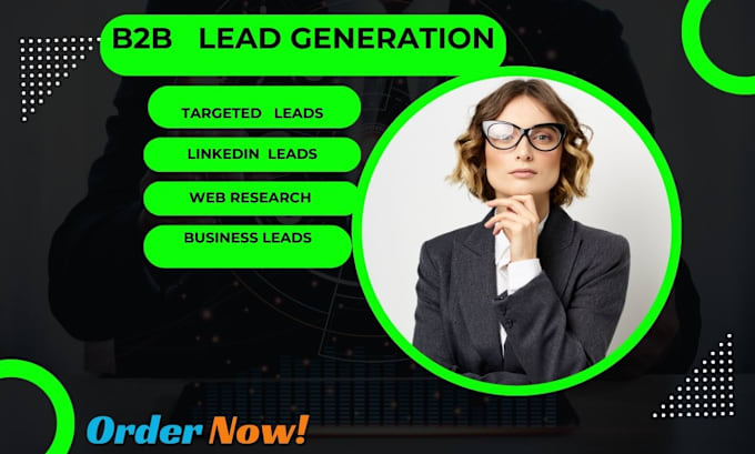 Gig Preview - Do sales navigator scrapping and b2blinkedin lead generation