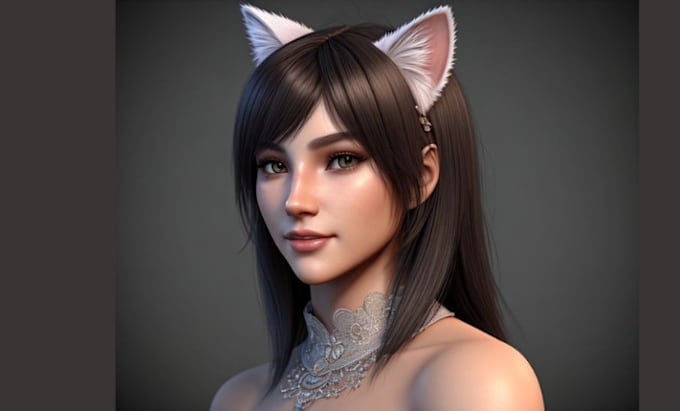 Gig Preview - Do realistic 3d character modelling vr chat avatar, furry avatar