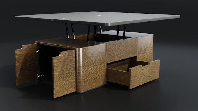 Gig Preview - Do professional 3d animation for industrial and furniture design high quality