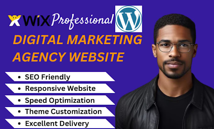 Gig Preview - Develop digital marketing agency website, digital marketing agency, smma website