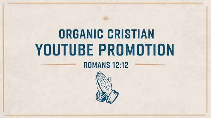 Bestseller - do organic christian youtube promotion to christian audiences