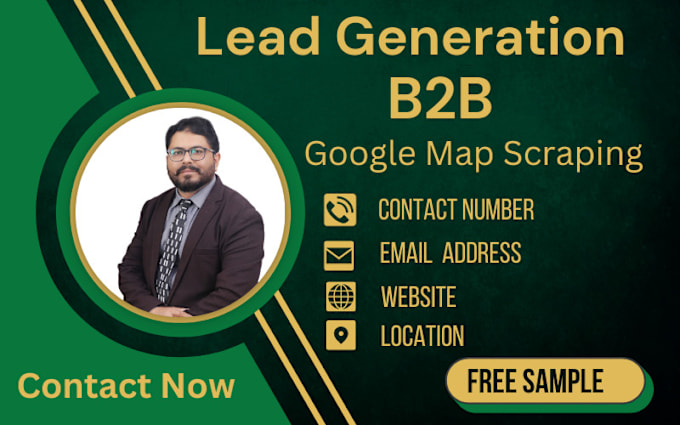 Gig Preview - Professional b2b data extraction and lead generation services