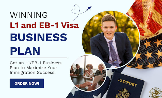 Gig Preview - Craft uscis optimized l1 or eb1 business plan