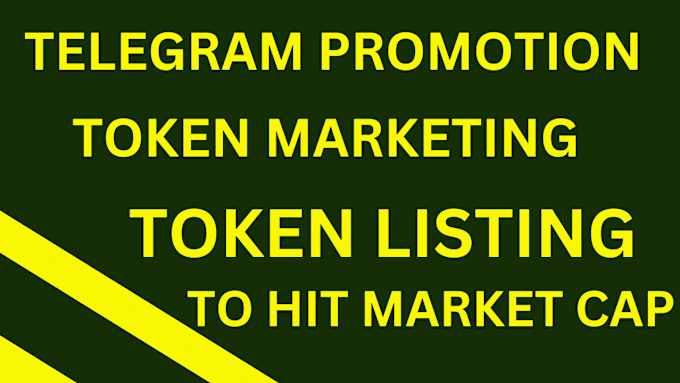 Gig Preview - Telegram promotion sol base token promotion token marketing token listing hit mc