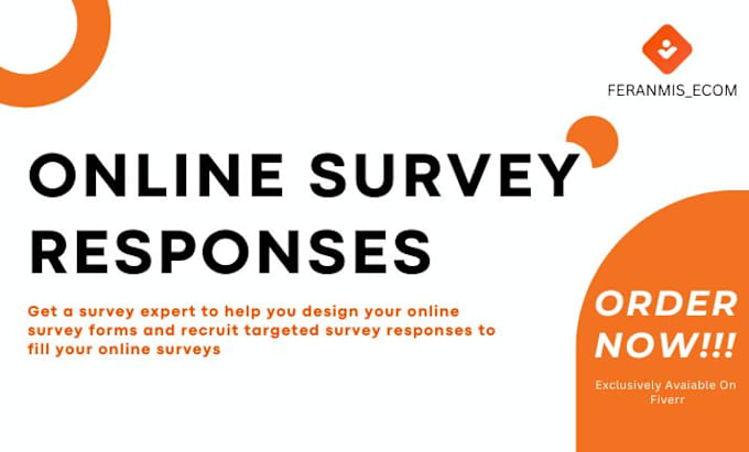 Gig Preview - Conduct your online survey forms, online form to get 500 survey responses