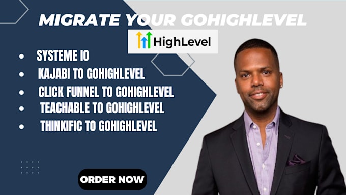 Gig Preview - Migrate your course be it kartra kajabi system io clickfunnel to gohighlevel