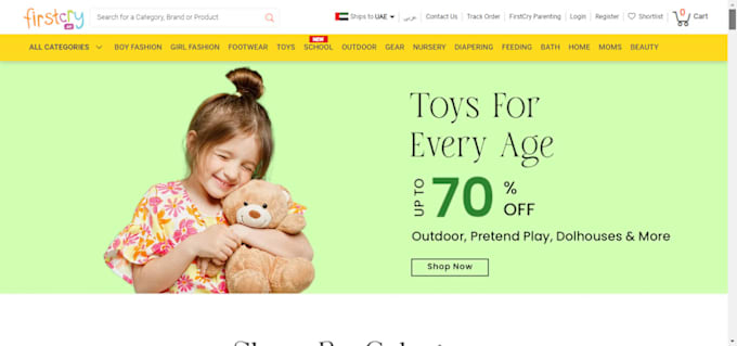 Bestseller - design lucrative baby clothing shopify dropshipping store baby toys website