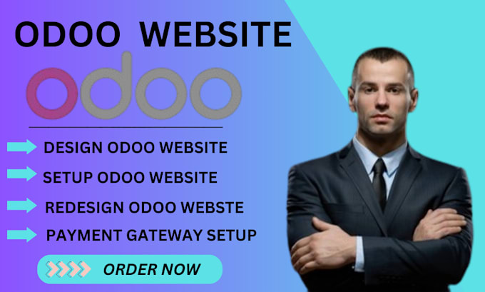 Gig Preview - Redesign or design odoo website setup odoo website odoo payment gateway setup