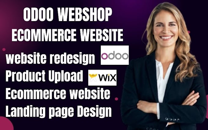 Bestseller - design ecommerce website, webshop in odoo squarespace, godaddy, wix website