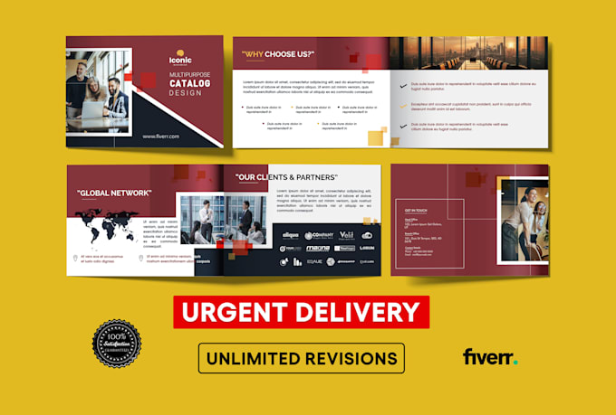 Gig Preview - Do your urgent catalog design, company profile, annual report or booklet design