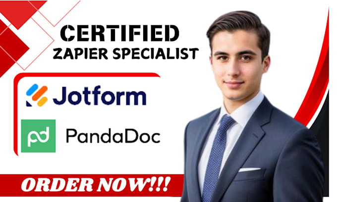 Bestseller - be your zapier expert contract proposal docusign crm pandadoc jotform automation