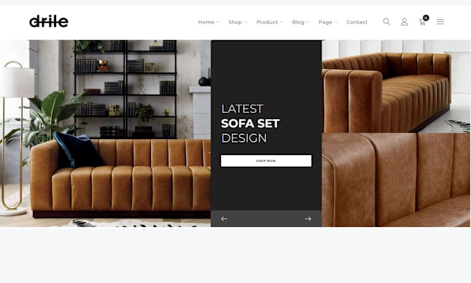 Gig Preview - Build home decor website furniture shopify store dropshipping website