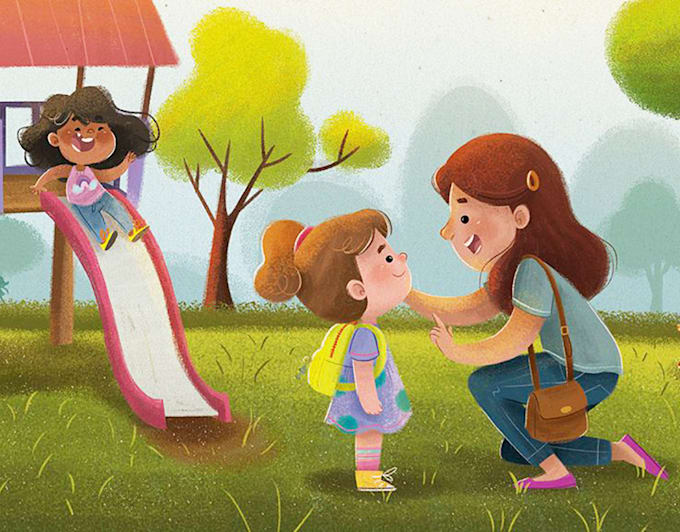 Gig Preview - Children story book illustration, children story book illustration