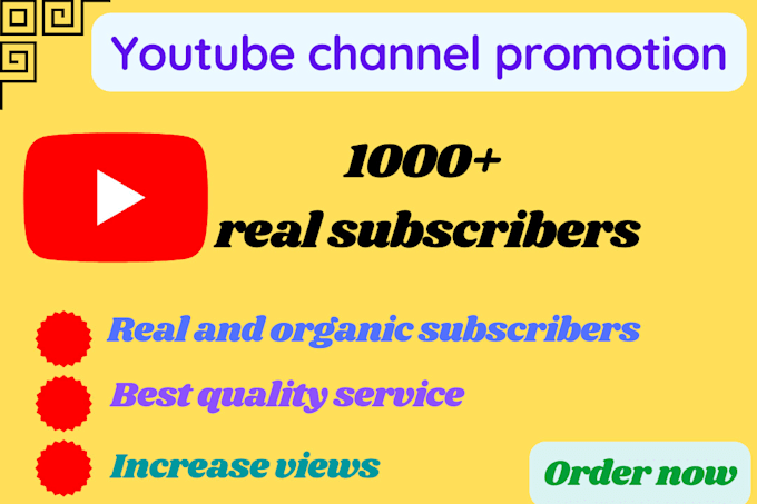 Bestseller - do 1k subscriber in your youtube channel organically fast