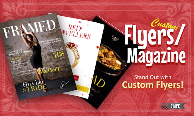 Gig Preview - Design luxury and standard flyers and posters for your brand