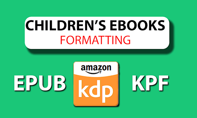 Gig Preview - Convert pdf to kpf children ebook formatting