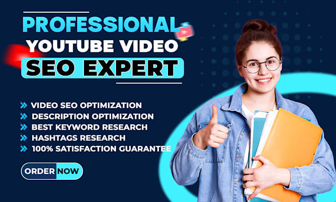 Gig Preview - Do best optimization youtube video SEO and organic channel growth for video