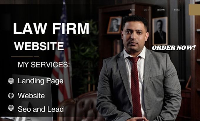 Gig Preview - Design and redesign law firm, lawyer, law website on wix, wordpress and godaddy