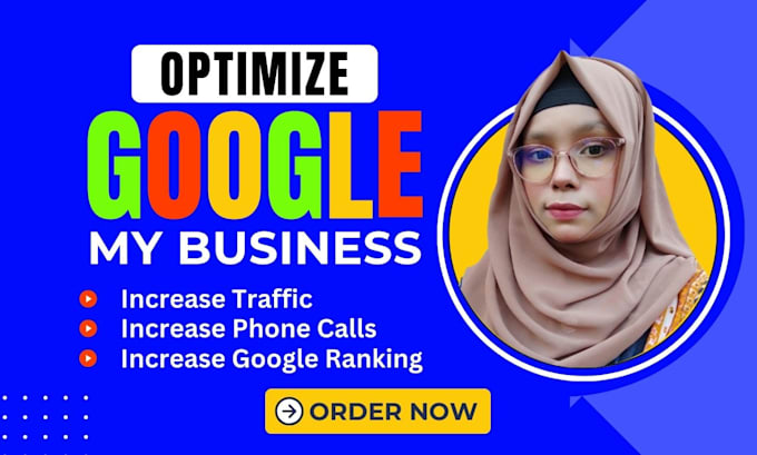 Gig Preview - Optimize google my business profile page for local SEO gmb rankings