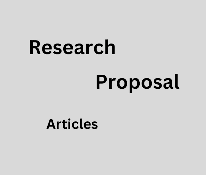 Bestseller - master research proposal and articles