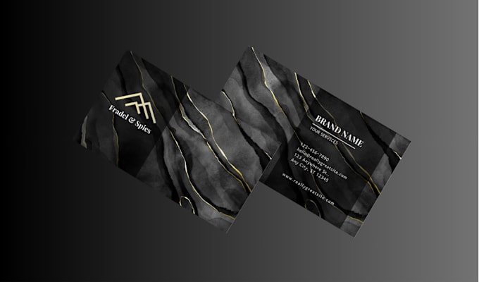 Gig Preview - Design an elegant modern digital and physical business card