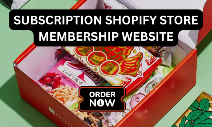 Gig Preview - Be your shopify expert for shopify membership store subscription shopify website