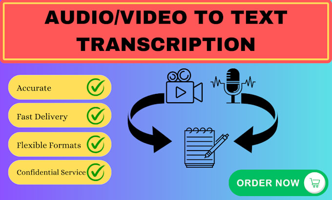 Gig Preview - Transcribe audio and video with transcription and subtitles