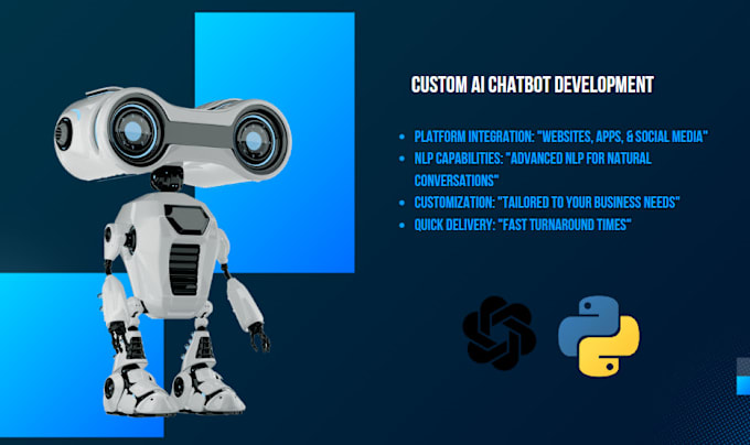 Gig Preview - Custom ai chatbot for websites and apps