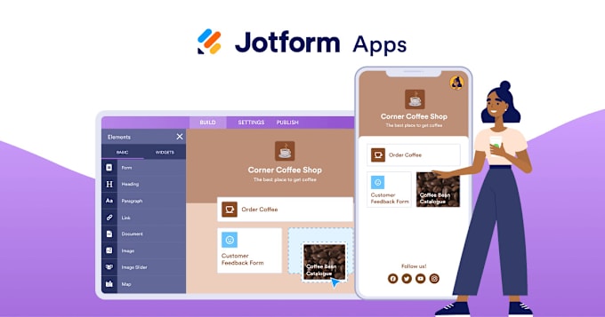 Gig Preview - Develop an jotform app with full feature for hybrid app