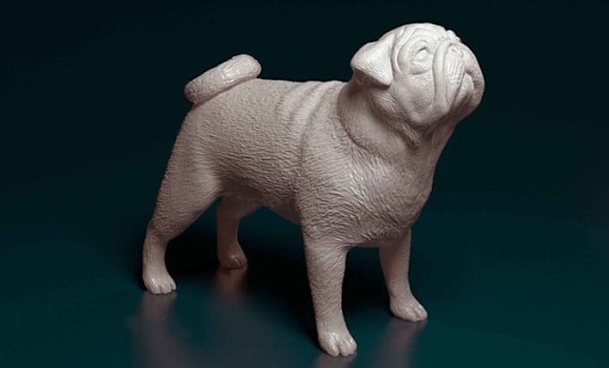 Gig Preview - Sculpt realistic 3d animal model, hair groom, 3d character design, for 3d print