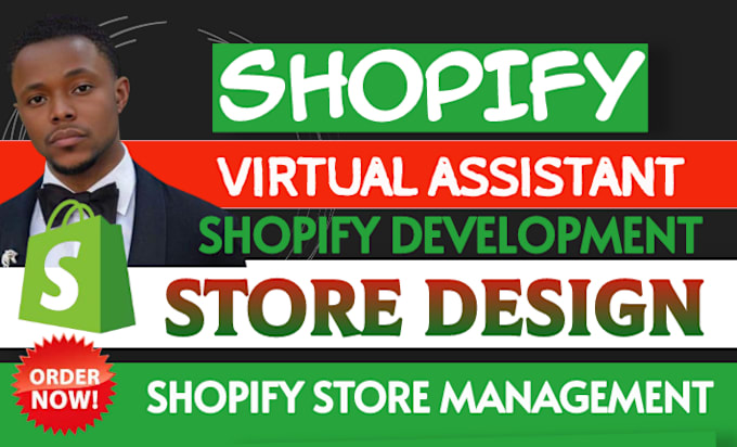 Gig Preview - Be shopify virtual assistant create shopify dropshipping store redesign store